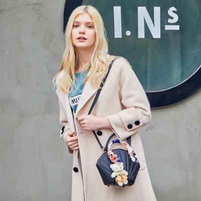 China Fashion Jelly Bag Women Slant Single Shoulder Propeller Shaped Sea Shell Bag for sale
