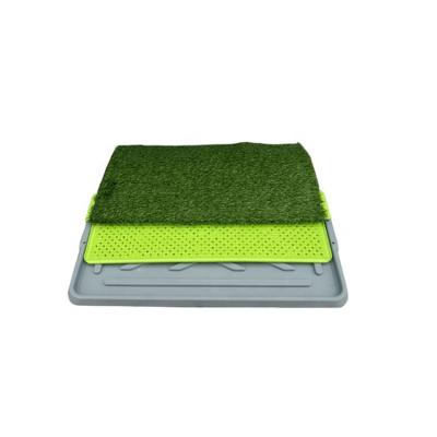 China Sustainable Artificial Green Plastic Lawn Mat Indoor Dog Toilet From China Online Shopping for sale