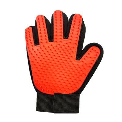 China Sustainable Simple Innovative Products TPR High Quality Eco-friendly Microfiber Pet Grooming Glove for sale