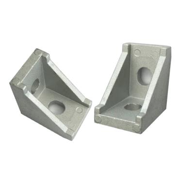 China 2024 5052 Aluminum 90 Degree Bracket Stamping Aluminum Corner Bracket for sale