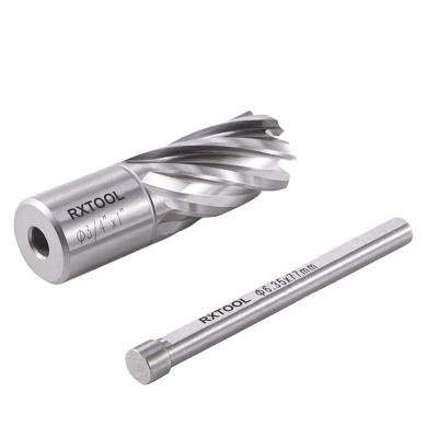 China Grinding hot selling HSS annular cutter 20*50mm Hole Drill bit high speed steel hollow drill From ruixin tools for sale