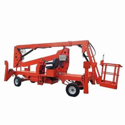 China 30m Mobile Aerial Electric Lifting Platform Diesel Truck Mounted Knuckle Boom Lift for sale
