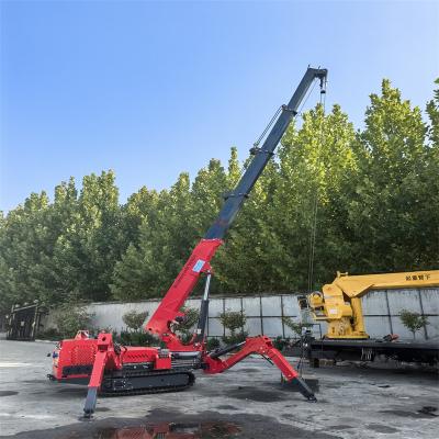 Chine Green Lifting Telescopic Spider Crane With Electric And Diesel Power à vendre
