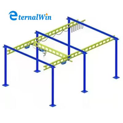 China 380V Power Source Strength Steel KBK Overhead Crane Machine With Customized Speed Performance for sale