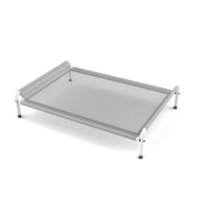 China Hot Sale Elevated Mesh Pet Dog Elevated Bed Large Dog Bed Fiberglass Folding Worm Release Dogs Breathable And Non-Toxic for sale