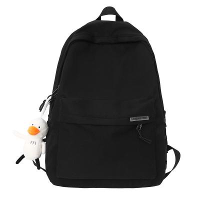 China Waterproof Fashion backpack simple junior high school large capacity travel backpack college student bag for sale