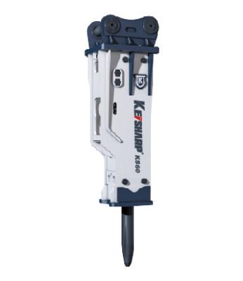 Chine KS60 Silenced Type Hydraulic Excavator Breaker 53mm Chisel Diameter à vendre