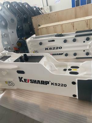 China KS220 Top Type Rock Hydraulic Breaker Machine 140mm Chisel Diameter for sale