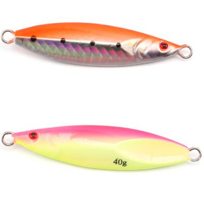 China Wholesale Advance REENOS New Speed Metal Downhill Fishing Lures 40g 60g 80g 100g Jig Metal Fast Jig In Deep Sea Water for sale