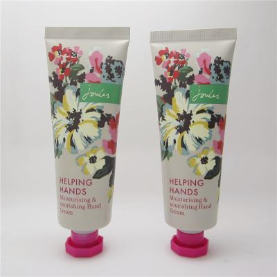 China Cosmetic Empty Hand Cream Tubes Aluminum Wash Brown Hand Cream Face Tube Face Wash And Hand Cream Tube for sale