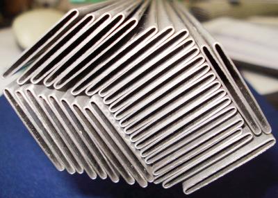 China HF Welding Aluminium Extruded Profiles Mill Finished Tube For Condensor for sale