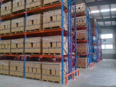 China Corrosion Protection Double Deep Pallet Racking System For Heavy Duty Storage Solutions for sale