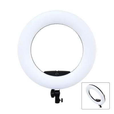 China 18-inch ring LED-licht, 480 lampenkralen, instelbare kleurtemperatuur, 96w beauty fill licht, geschikt voor mobiele telefoon live uitzending vullicht, foto vullicht Te koop