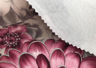 China La flor imprimió el poliéster 100% 280GSM Sofa Velvet Upholstery Fabric en venta