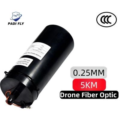 China 0.25mm Leichtgewicht 5km Breitstreckenoptische Faser für Drohnen, Fpv&Uav-Anti-Interferenz-Kommunikationszubehör zu verkaufen