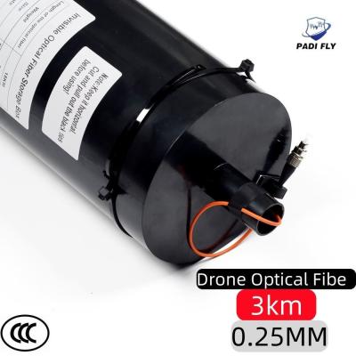 China Hohe Bandbreite 3 km Niedrige Latenzydron Optische Faser Reisemaschine Fpv Zubehör 0,25 mm Hohe Effizienz Uav Optische Fibe zu verkaufen
