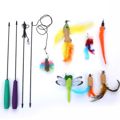 China Viable Cat Puzzle Pack Cat Toy Set Wholesale 9pcs Pet Supplies In Stock Fast Delivery Cat Toys for sale