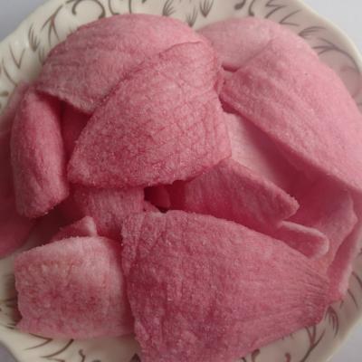 China Vacuum Fried Vegetable Chips Healthy Snack Crispy VF Onion Slice for sale