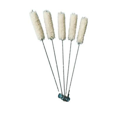 China Ruisen Long Handle Glass Sponge Scrubber Cleaning Brush Round Kitchen Water Bottle Environmental Friendly Cleaning Brush for sale