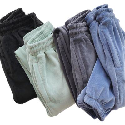 China Wholesale Breathable Women Customized Plush Thickened Over Waist Sports Tracksuit Joggers for sale