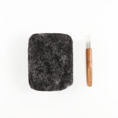 China Extensive Wholesale Curly Bulk Hair Salt And Pepper Afro Curly Bulk Hair for sale