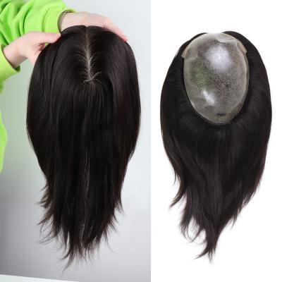 China VAST Topper 100% Silky Straight Virgin Remy Human Hair Wholesale High Quality Silky Straight For Women Real Hair Hairpiece for sale