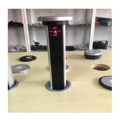 China Residential / General-Purpose Multifunctional power and data pop up desktop extension QI wireless charger sockets with usb outlet for sale