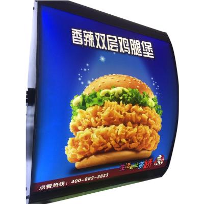 China Shopping Mall Wall Mount Led Menu Board Picture Sign Fast Food Menu Light Box for sale