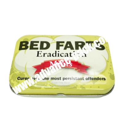 China Household Products Rt364 rectangular tin can for food candies mints custom tin box packaging & container supplier manufacture rectangular tin can for sale