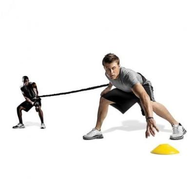 China Custom Running Speed Agility Speed Back Strength Training Fitness Resistance Bungee Band and Shoulders Support Workout 360 Agility Speed Running Band for sale