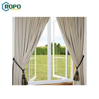 China Screen Supplier Magnetic Aluminum Extrusion Wind Pressure Resistance Casement Window With Accessory for sale