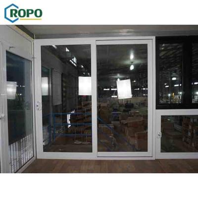 China AS2047 Water Proof Modern Kitchen Sound Insulation Slide Aluminum Door for sale