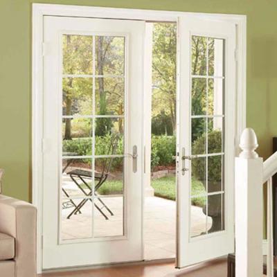 China modern manufacturing exterior glass plastic french door for kitchen for sale