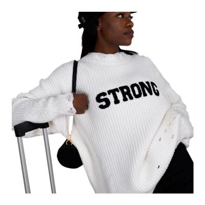 China Breathable Special Hot Selling Round Neck Sweater Plus Size Women's Pullover Sweaters for sale