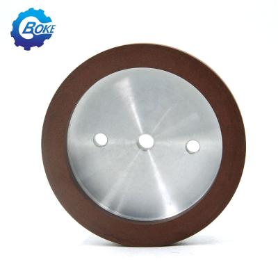 China BOKE CBN Red Cup Resin Bond Diamond Grinding Wheel For Shape Edging Machine for sale