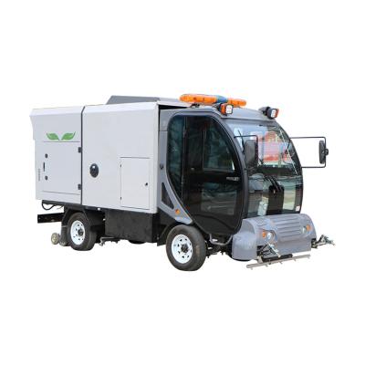 China Factory Eco-Friendly Electric Street Washing Sweeper Truck For Parks Garden for sale