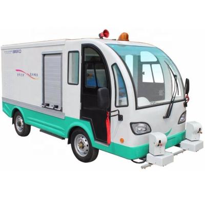 China Hotels sell well popular new type trash disinfection washing and cleaning truck for sale