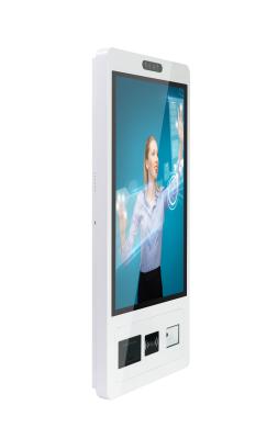 中国 LVDS 21.5インチセルフサービス決済キオスク 350nits 内蔵カメラ顔認識 NFC RFIDカードリーダー 販売のため