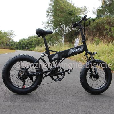 China Best Quality Standard Folding Electric Bicycle 20 Inch SNOW E-Bike 7-Speed 500W 10AH Lithium Ion Battery for sale