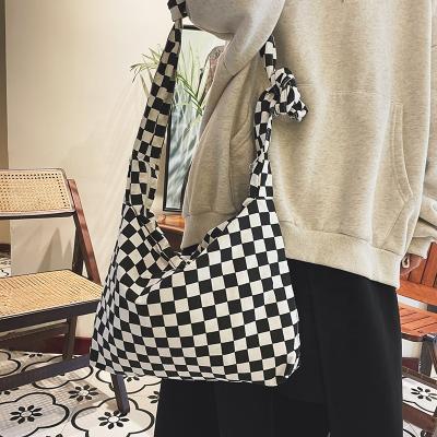 China Retro Wild Casual Colorful Messenger Women Lady Sling Tote Saddle Handbag Plaid Shoulder Bags Newest Portable Classic Party Wholesale CIA for sale