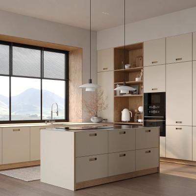 China Factory Price Customize Cost-effective Melamine Finish Style Kitchen Fro Individual House for sale