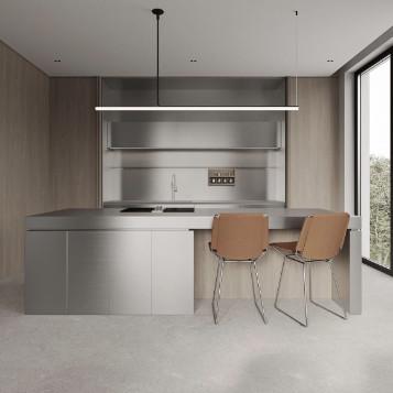 China New Arrival Stainless Steel Kitchen Cabinet Small Kitchen Cabinet Set with Sink Modular Stainless Steel Kitchen Cabinets for sale
