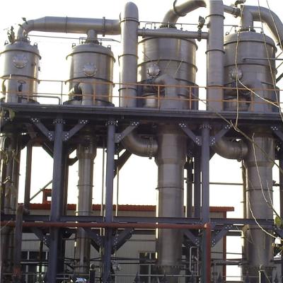 China 1000KG Falling Film Evaporator Tomato Paste Vacuum Evaporator for sale