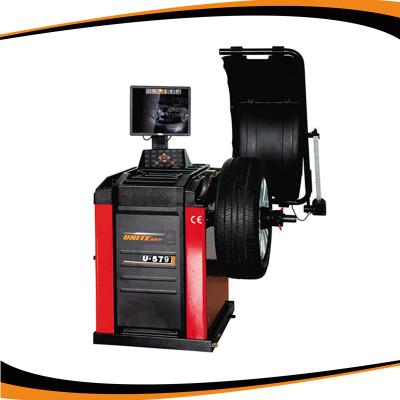 China Automotive Repair Equipment UNITE U-579 WHEEL MACHINE MACHINE Black Power Max Red Color Vehicle Languages Vehicle Balancing Tongues BALANCING weight for sale