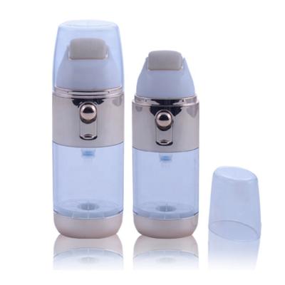 China Multi BEAUTY PACKAGING 50ml 30ml Silicone Facial Brush Roller Sponge Make Up Base Custom Bottle Rose Gold for sale