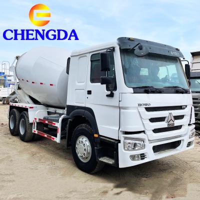 China Construction works Howo 6X4 Support Line Construction Works Used Cement Concrete Mixer Truck for sale