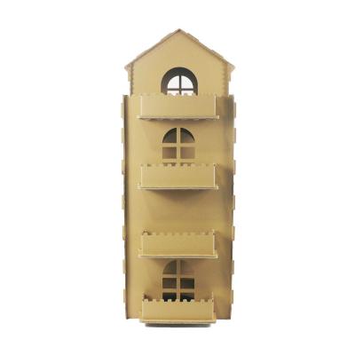 China Breathable for Cat Play Indoor Cat House Cardboard Cat House Paper for sale