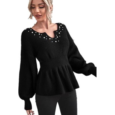 China Anti-pilling Women's Knitted Custom Custom Knit Designer Sweaters Women Tops Winter Women Clothing for sale