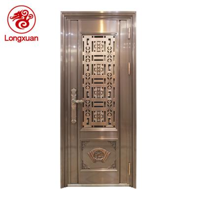 China Sound proof chinese style villa stainless steel security door in door design for sale for sale
