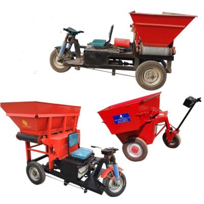 China Construction works Concrete Cement Powering Mini Electric Dumper and Loader for sale